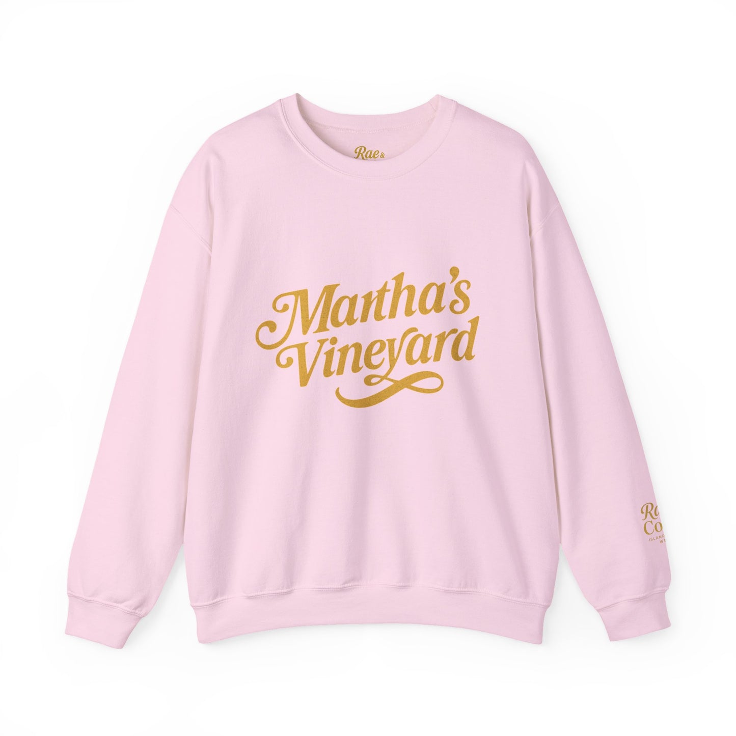 Cursive Martha’s Vineyard Crewneck Sweatshirt – Unisex Heavy Blend | Cozy Island Style