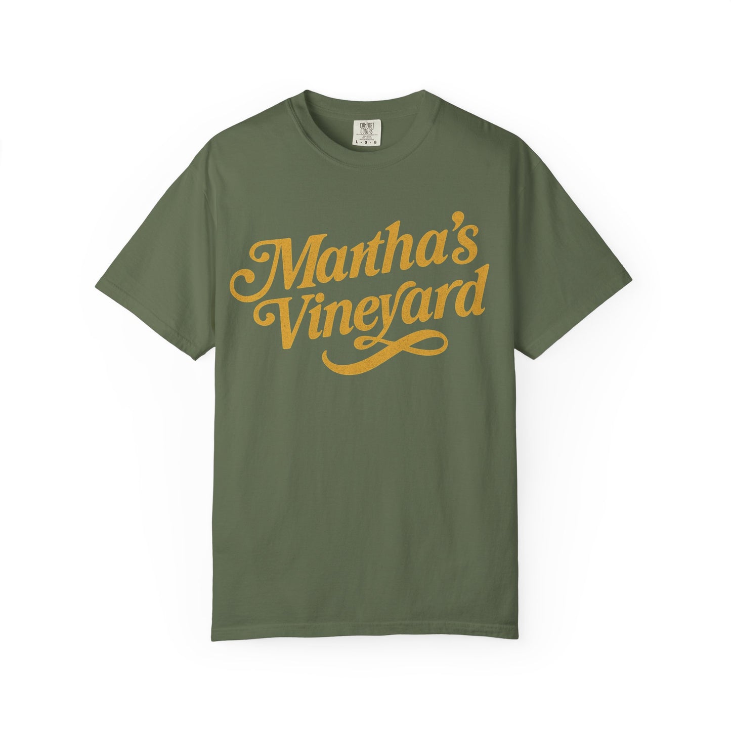 Vintage Martha’s Vineyard Script Tee – Retro Coastal Style Unisex T-Shirt