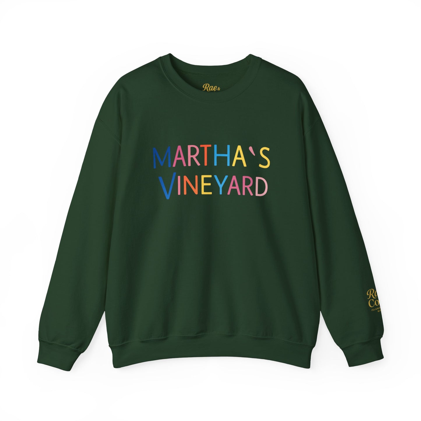 🌈 Colorful “Martha’s Vineyard” Typography Design