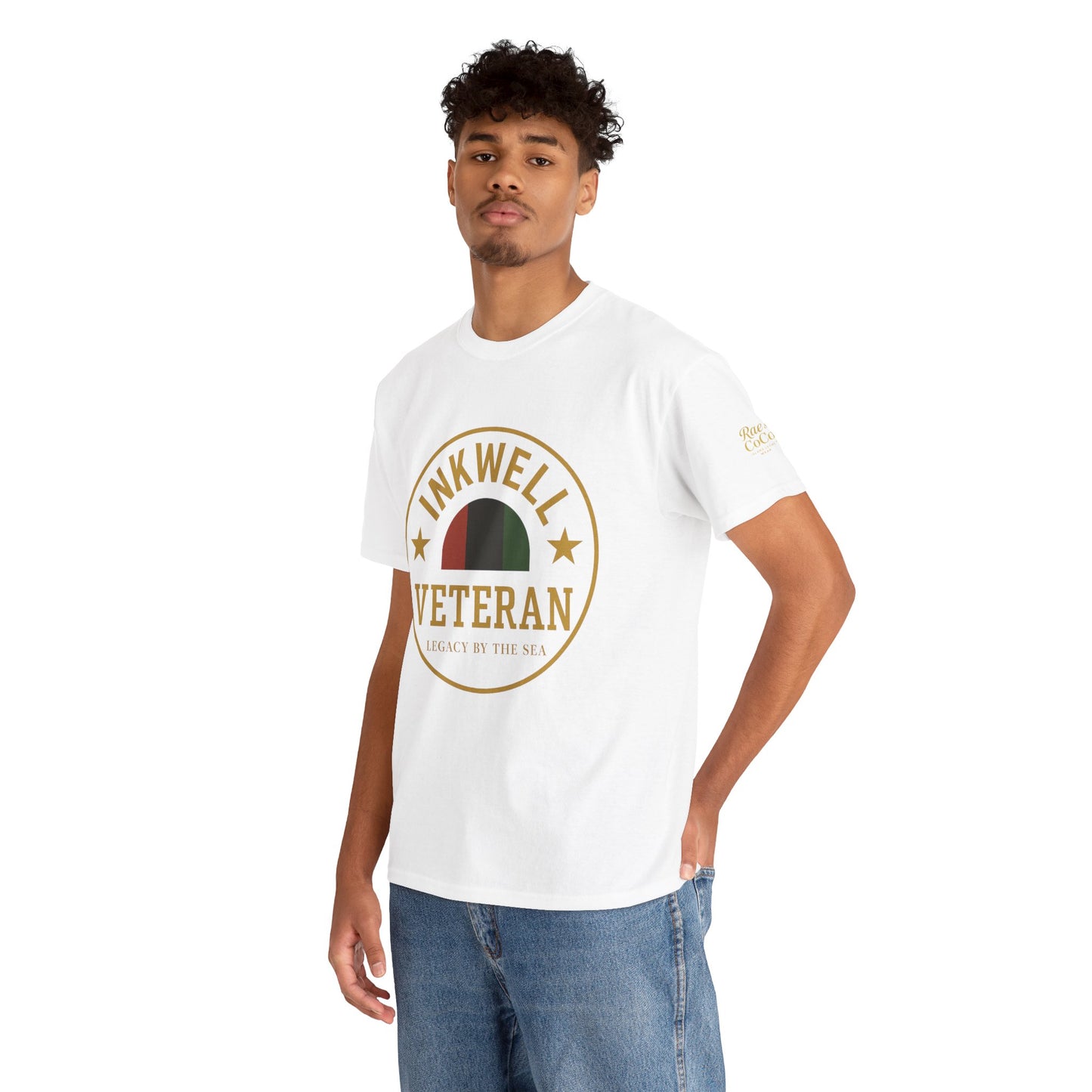 Unisex Heavy Cotton Tee - Inkwell Veteran Graphic Shirt