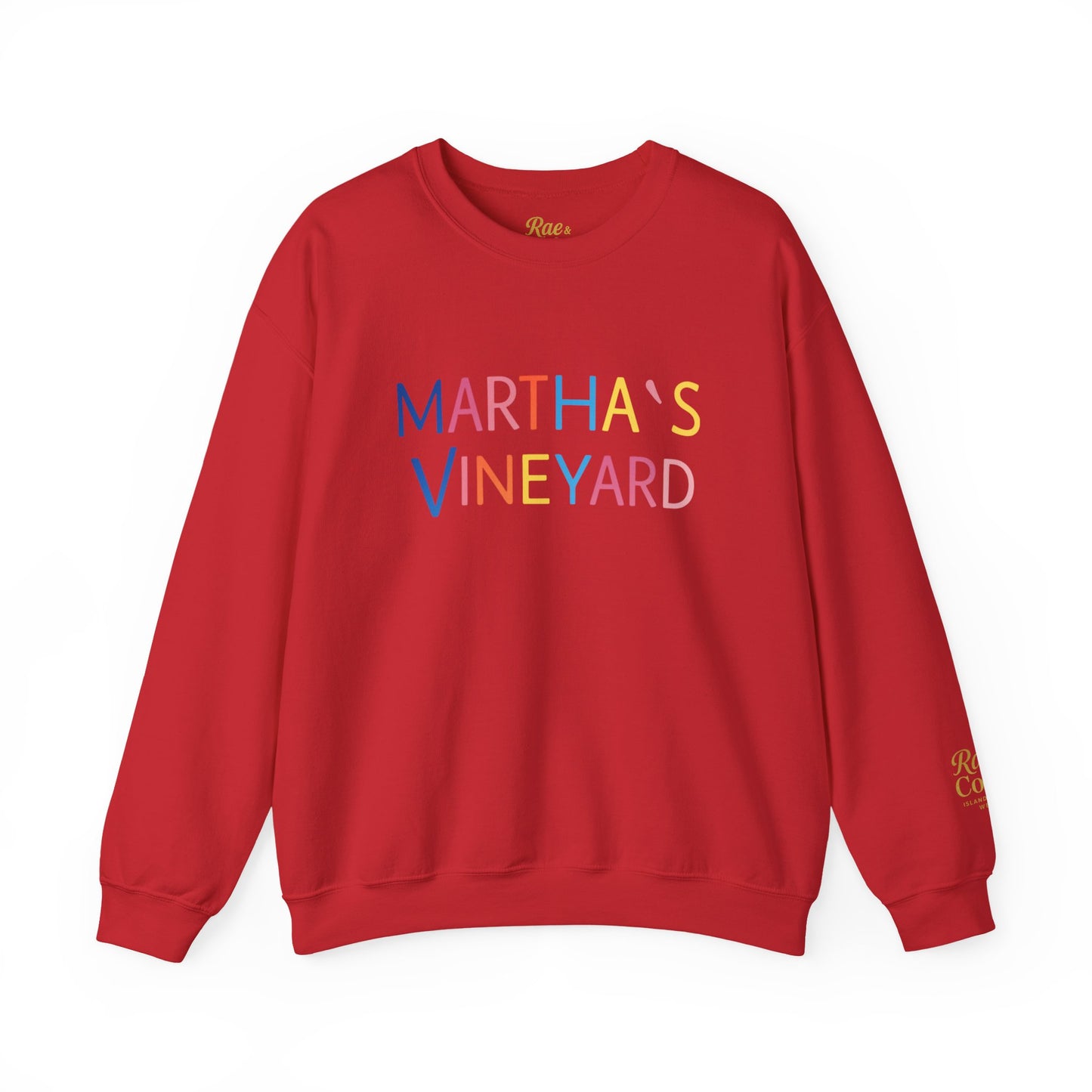 🌈 Colorful “Martha’s Vineyard” Typography Design