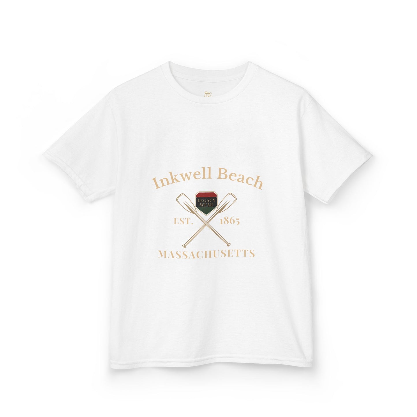Inkwell Beach Kids Shirt – Black Heritage Martha’s Vineyard Tee, Vintage Massachusetts Design, Black-Owned Coastal Summer Apparel