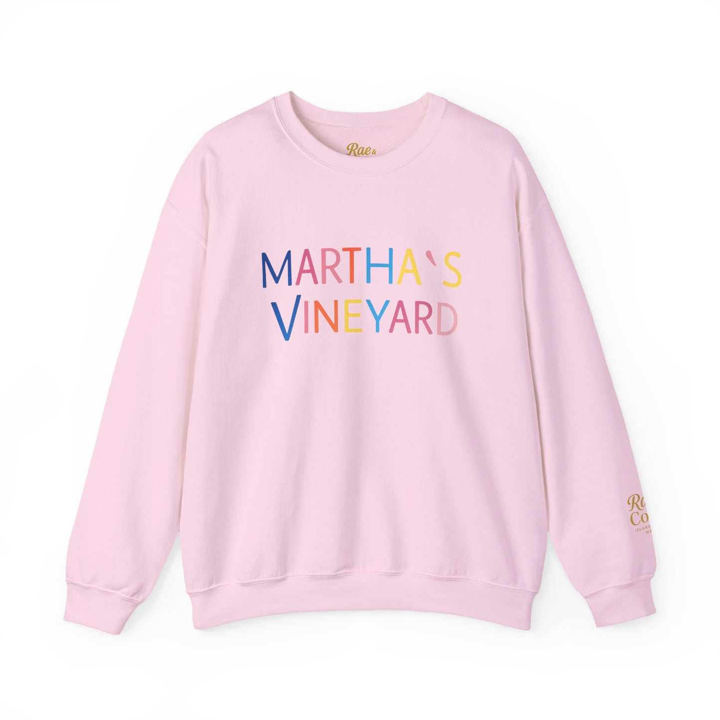 🌈 Colorful “Martha’s Vineyard” Typography Design