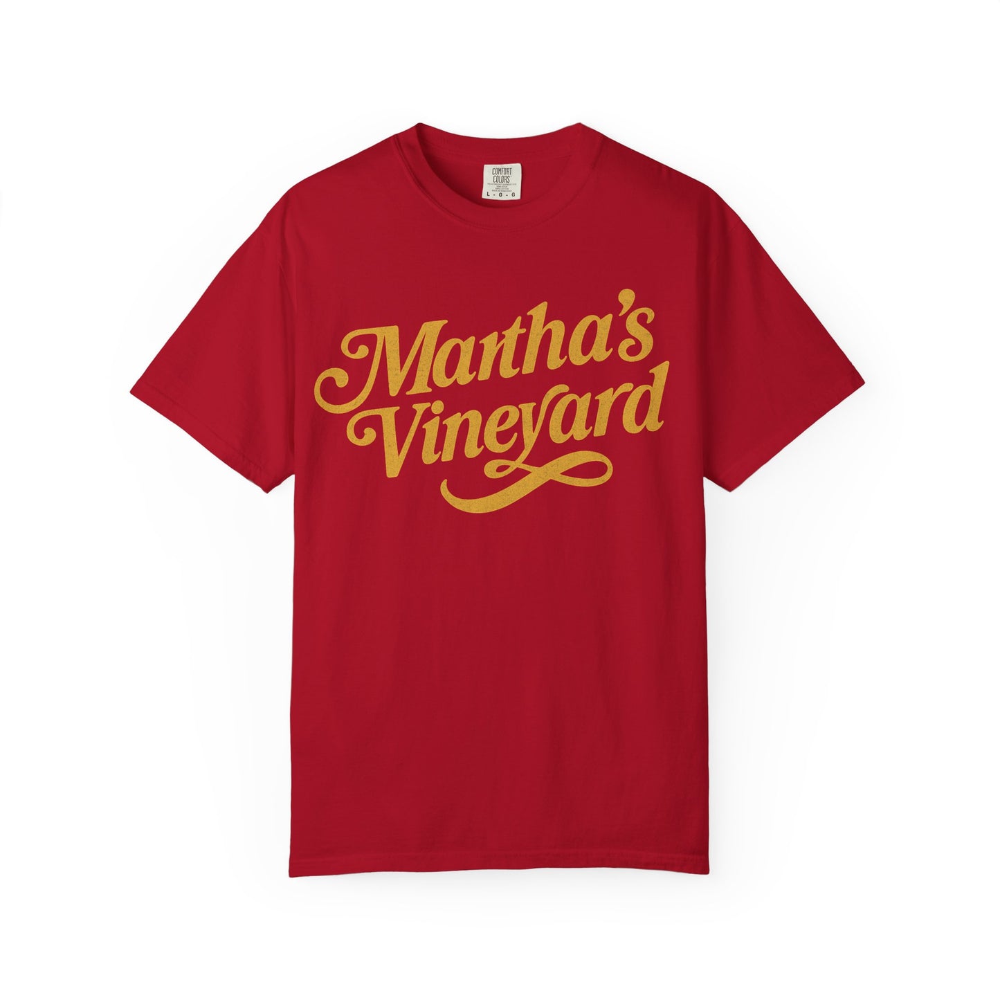 Vintage Martha’s Vineyard Script Tee – Retro Coastal Style Unisex T-Shirt