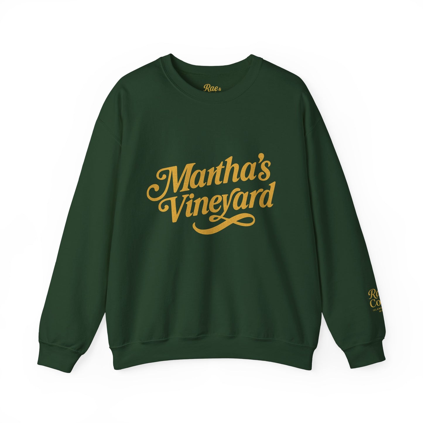 Cursive Martha’s Vineyard Crewneck Sweatshirt – Unisex Heavy Blend | Cozy Island Style