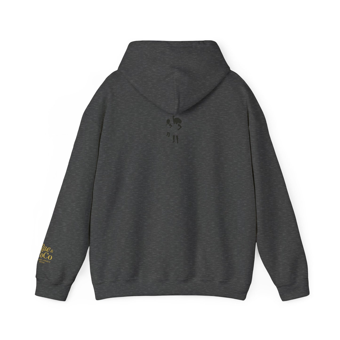 Retro “Martha’s Vineyard” Hoodie – Unisex Heavy Blend, Orange & Green Coastal Desig