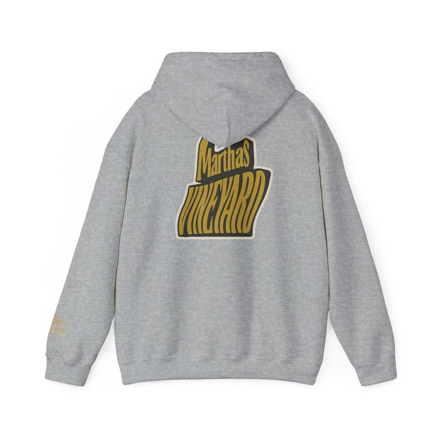 Wavy Martha’s Vineyard Hoodie – Unisex Heavy Blend Sweatshirt, Cozy & Stylish Coastal Wear