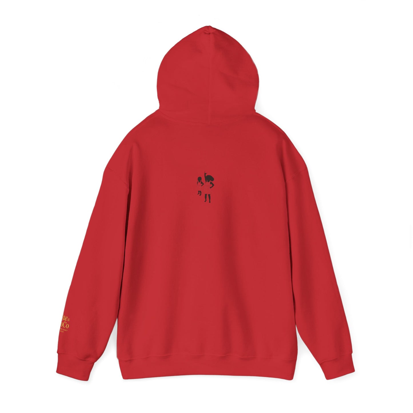 Martha’s Vineyard Hoodie – Unisex Heavy Blend with Cursive Yellow & Black Lettering