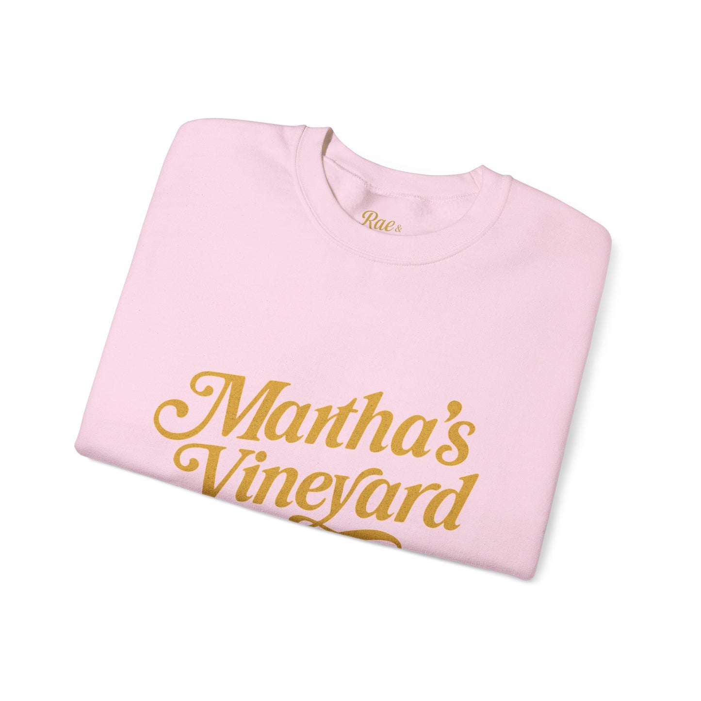 Cursive Martha’s Vineyard Crewneck Sweatshirt – Unisex Heavy Blend | Cozy Island Style