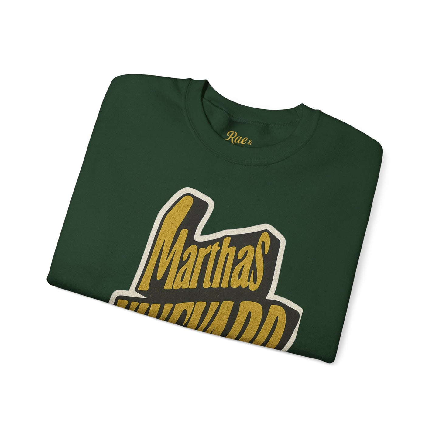 Wavy Martha’s Vineyard Crewneck Sweatshirt – Unisex Heavy Blend | Cozy Island Style