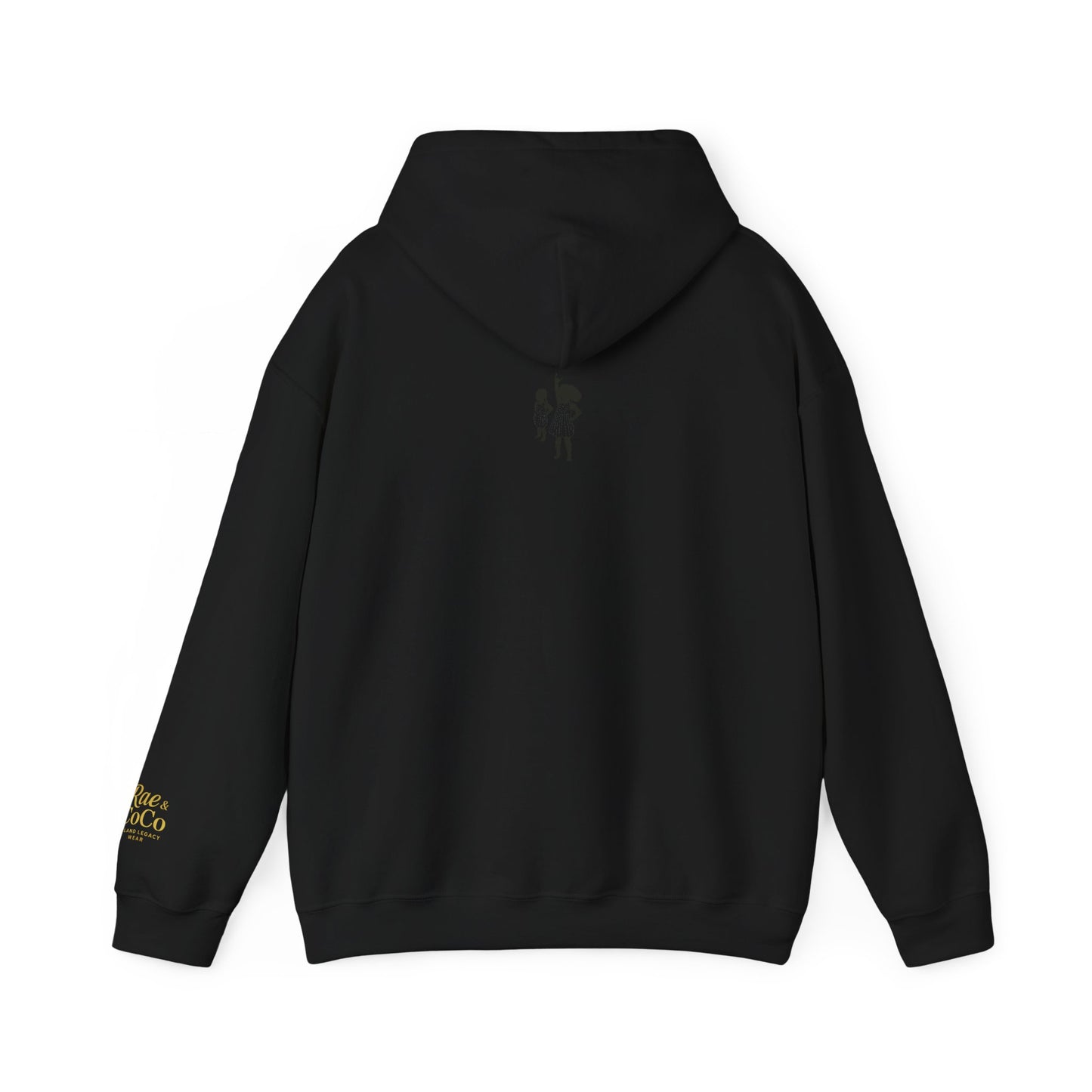 Martha’s Vineyard Hoodie – Unisex Heavy Blend with Cursive Yellow & Black Lettering