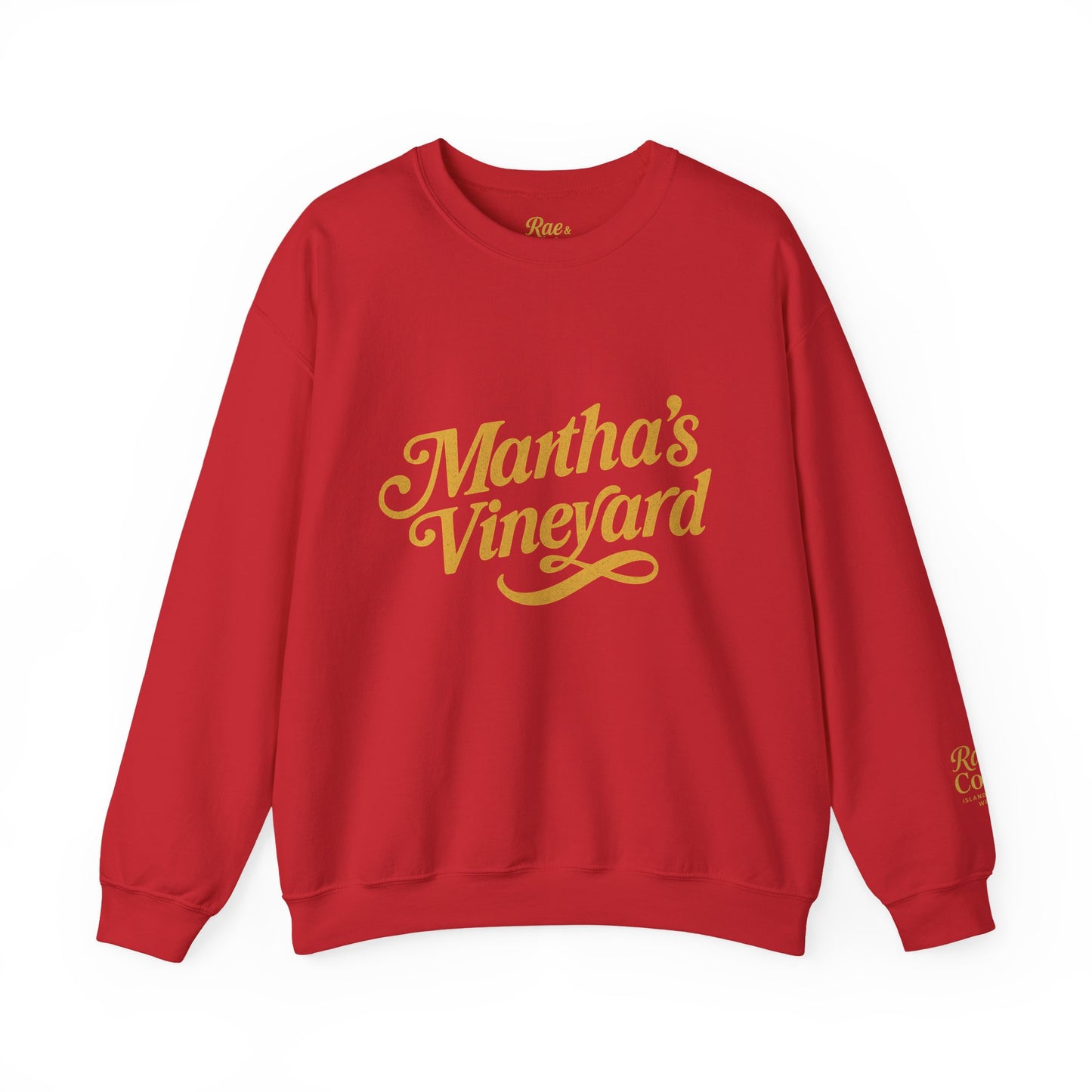Cursive Martha’s Vineyard Crewneck Sweatshirt – Unisex Heavy Blend | Cozy Island Style