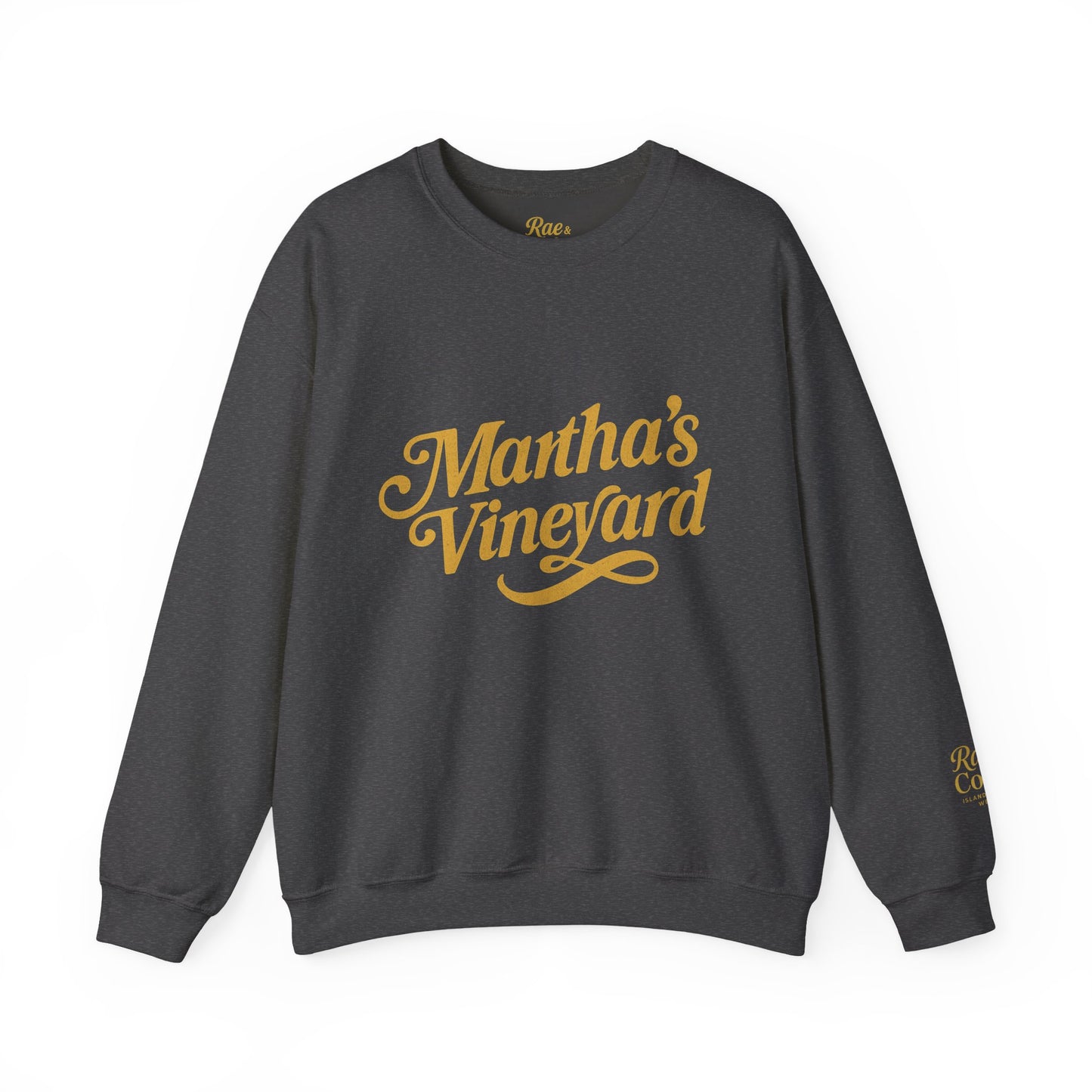 Cursive Martha’s Vineyard Crewneck Sweatshirt – Unisex Heavy Blend | Cozy Island Style