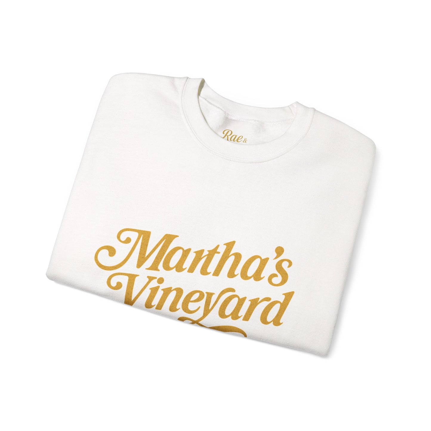 Cursive Martha’s Vineyard Crewneck Sweatshirt – Unisex Heavy Blend | Cozy Island Style