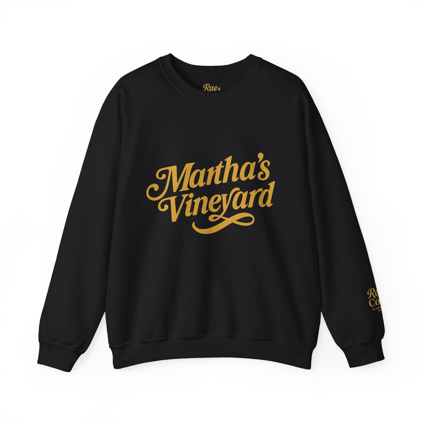 Cursive Martha’s Vineyard Crewneck Sweatshirt – Unisex Heavy Blend | Cozy Island Style