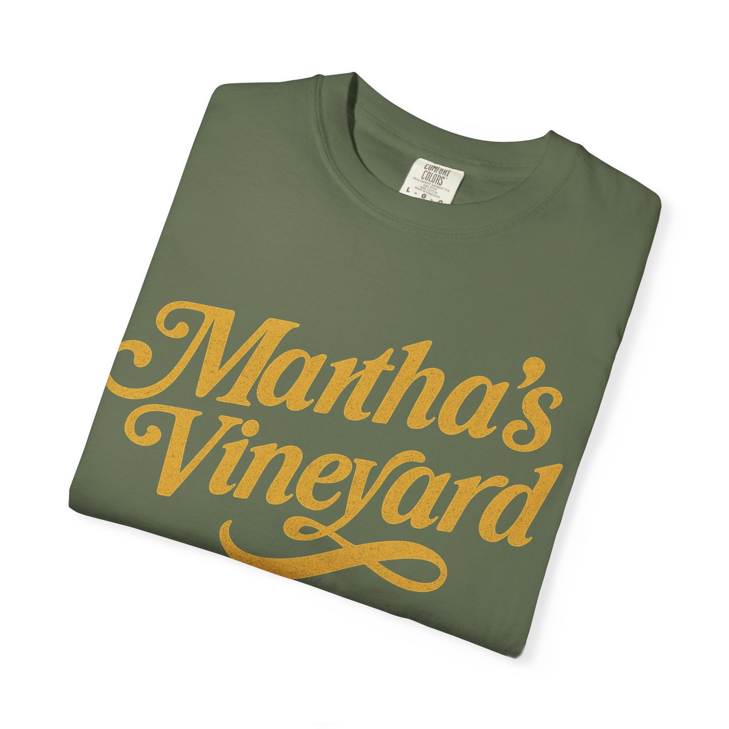 Vintage Martha’s Vineyard Script Tee – Retro Coastal Style Unisex T-Shirt