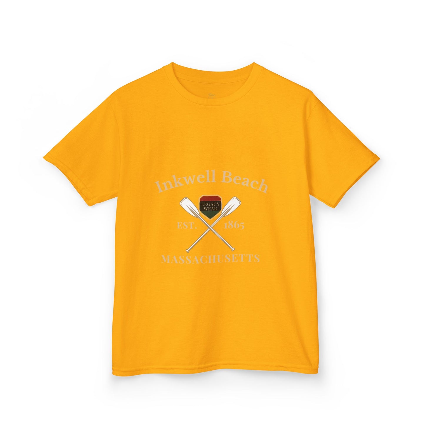 Inkwell Beach Kids Shirt – Black Heritage Martha’s Vineyard Tee, Vintage Massachusetts Design, Black-Owned Coastal Summer Apparel