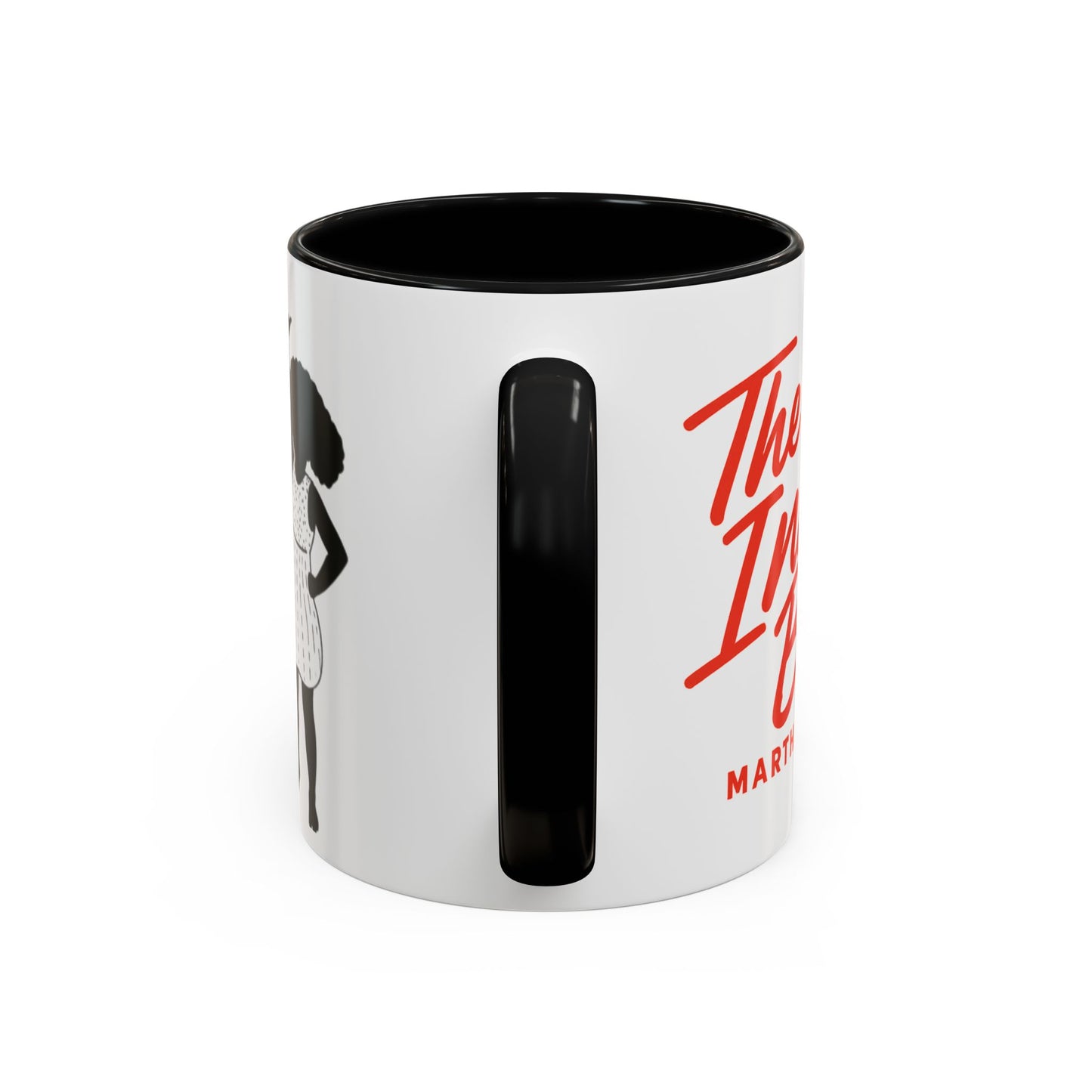 🔴 The Inkwell Beach – Martha’s Vineyard Classic Script Accent Mug (11oz & 15oz)