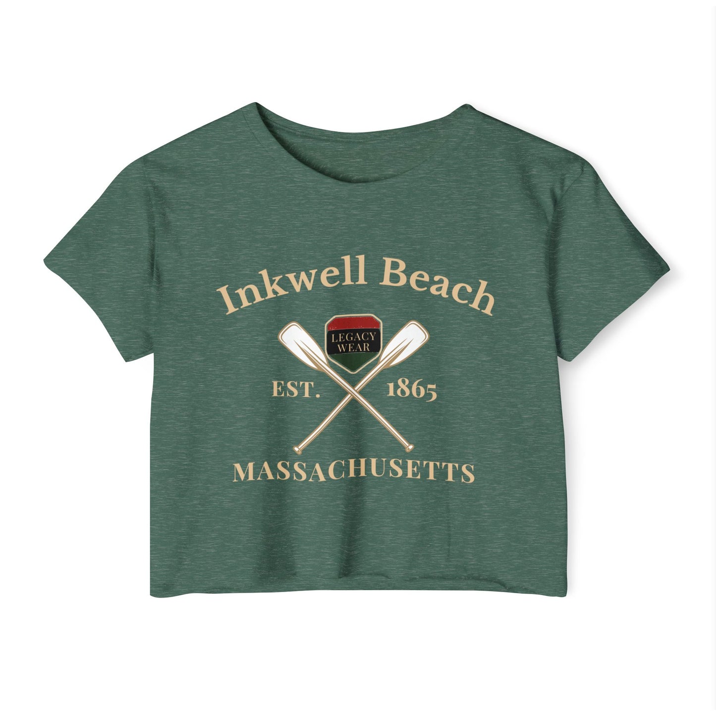 Inkwell Beach Legacy Wear Crop Tee – Martha’s Vineyard Massachusetts