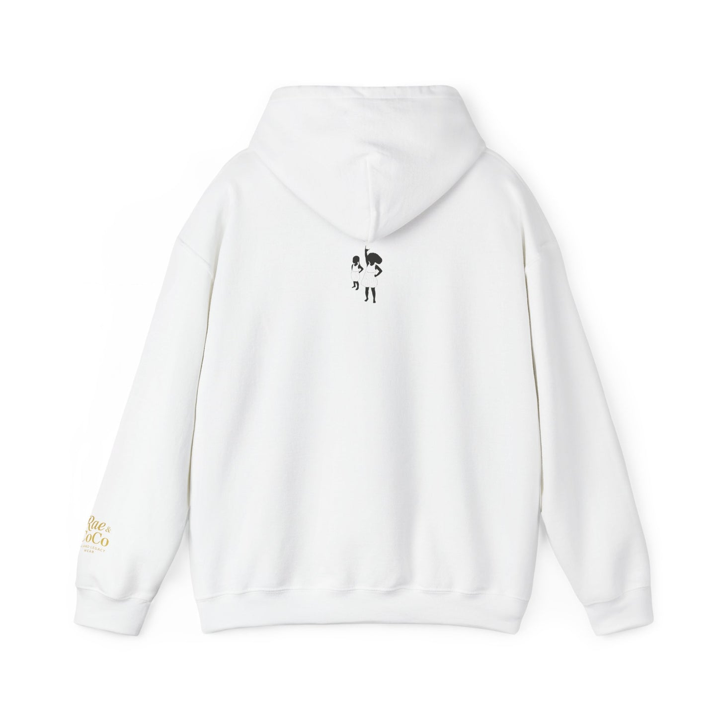 Martha’s Vineyard Hoodie – Unisex Heavy Blend with Cursive Yellow & Black Lettering