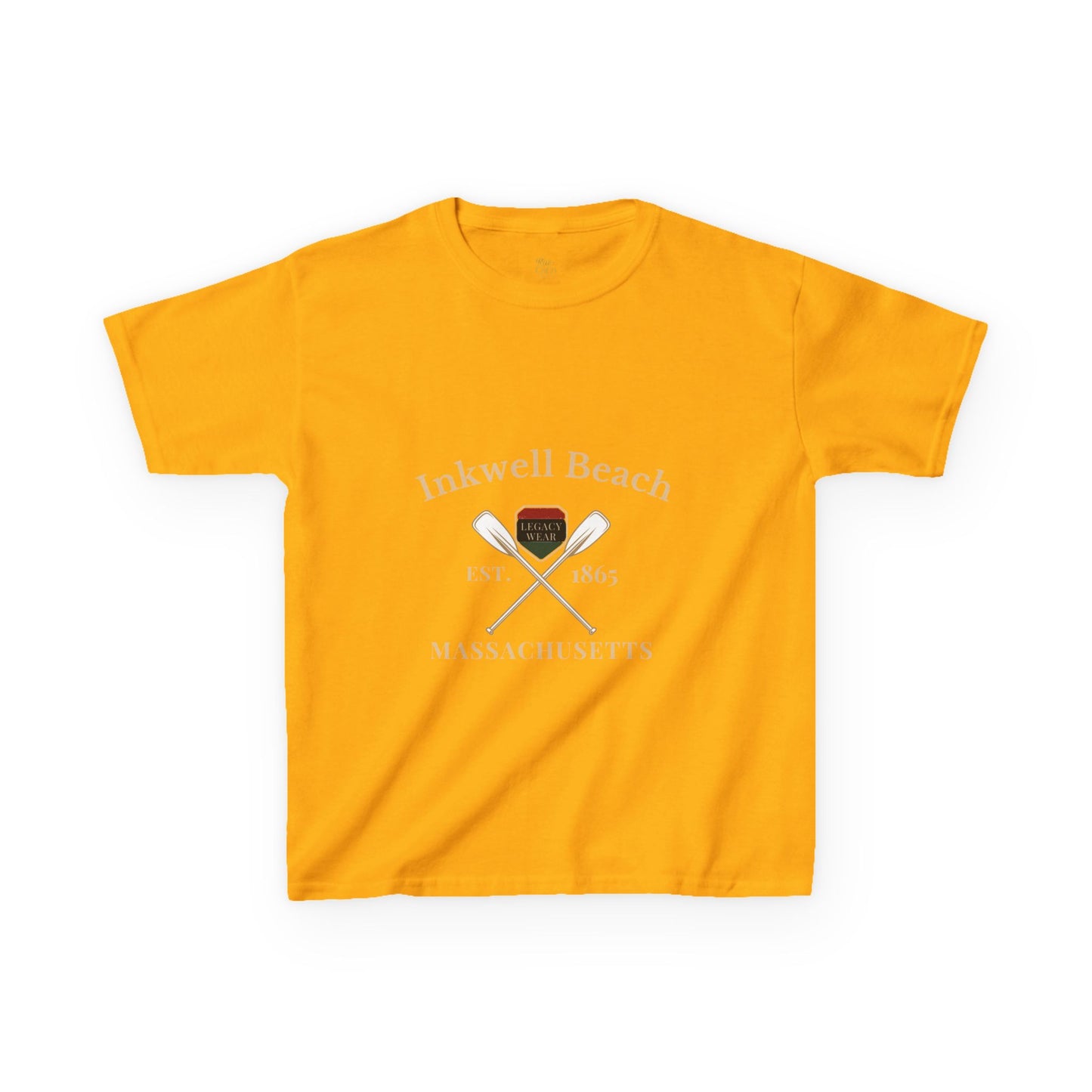 Inkwell Beach Kids Shirt – Black Heritage Martha’s Vineyard Tee, Vintage Massachusetts Design, Black-Owned Coastal Summer Apparel