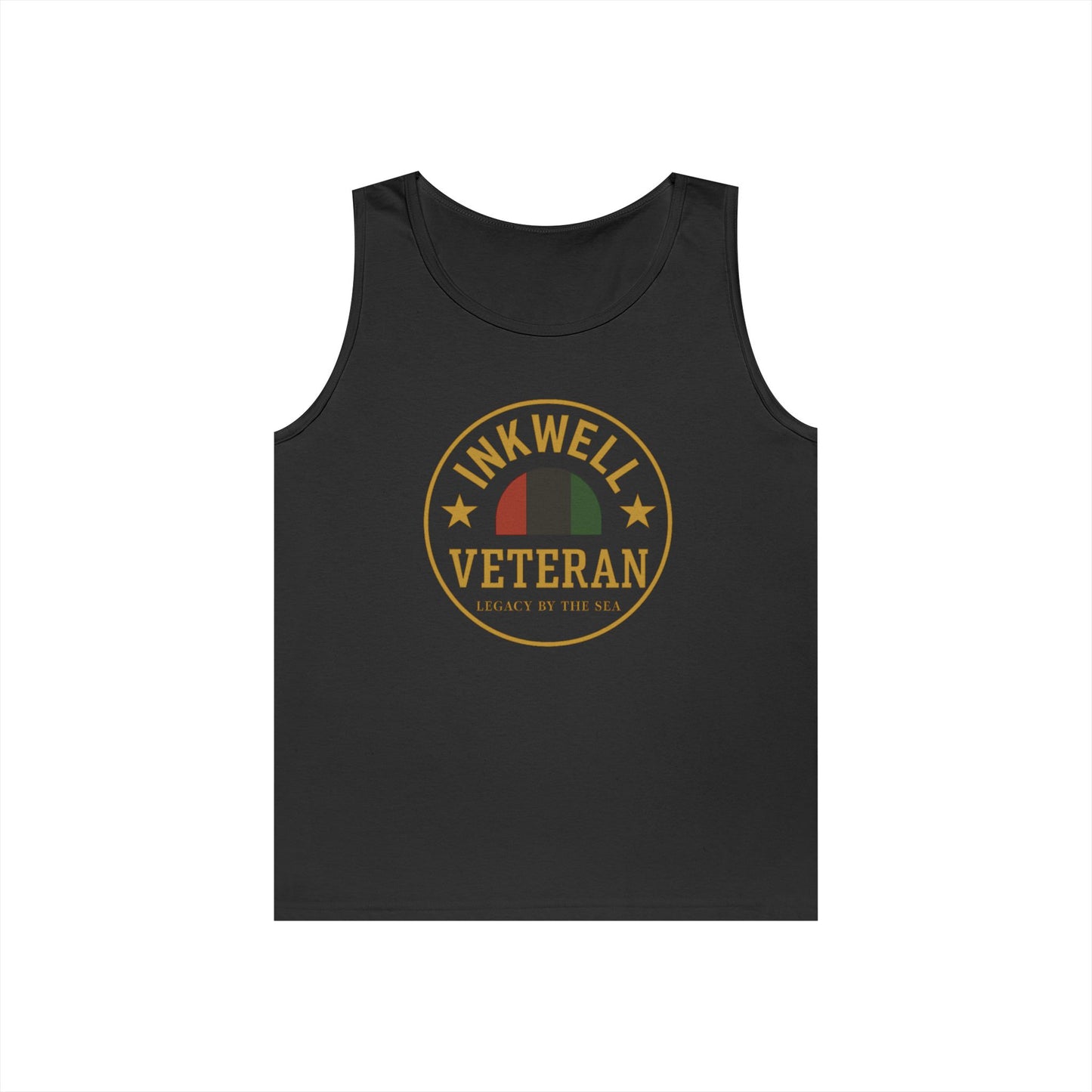 Unisex Heavy Cotton Tank Top - INKWELL VETERAN Graphic Tee