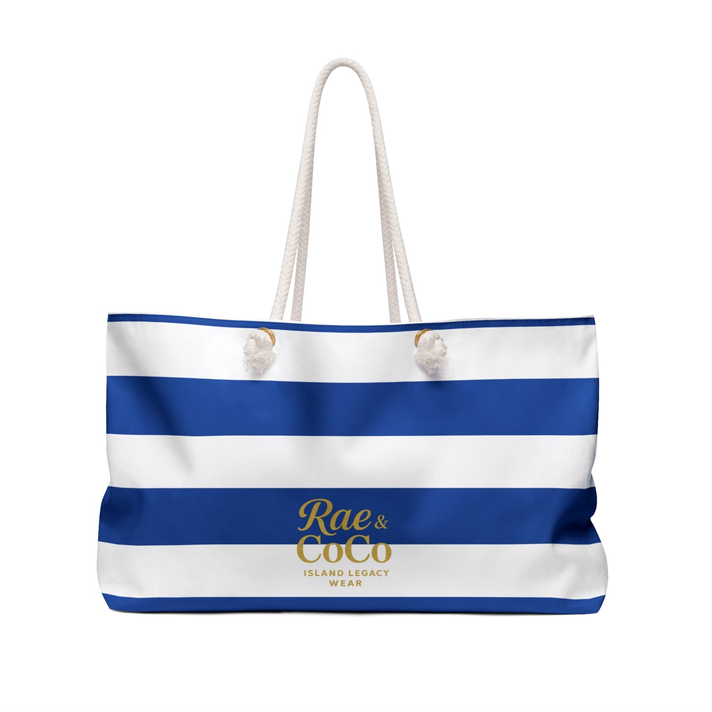 Weekender Bag - Inkwell Beach/Weekend Bag - Blue and White