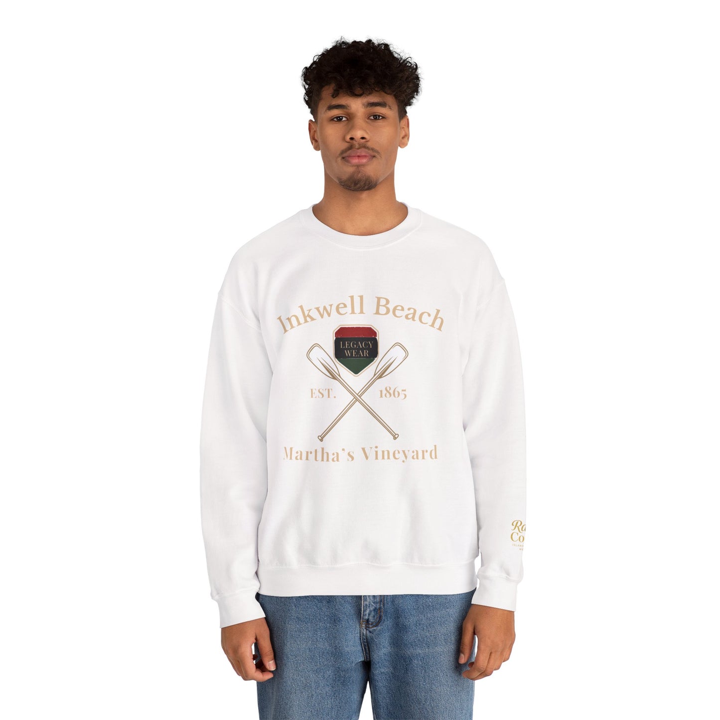 Inkwell Beach Martha’s Vineyard Classic Crewneck – Unisex Heavy Blend Sweatshirt