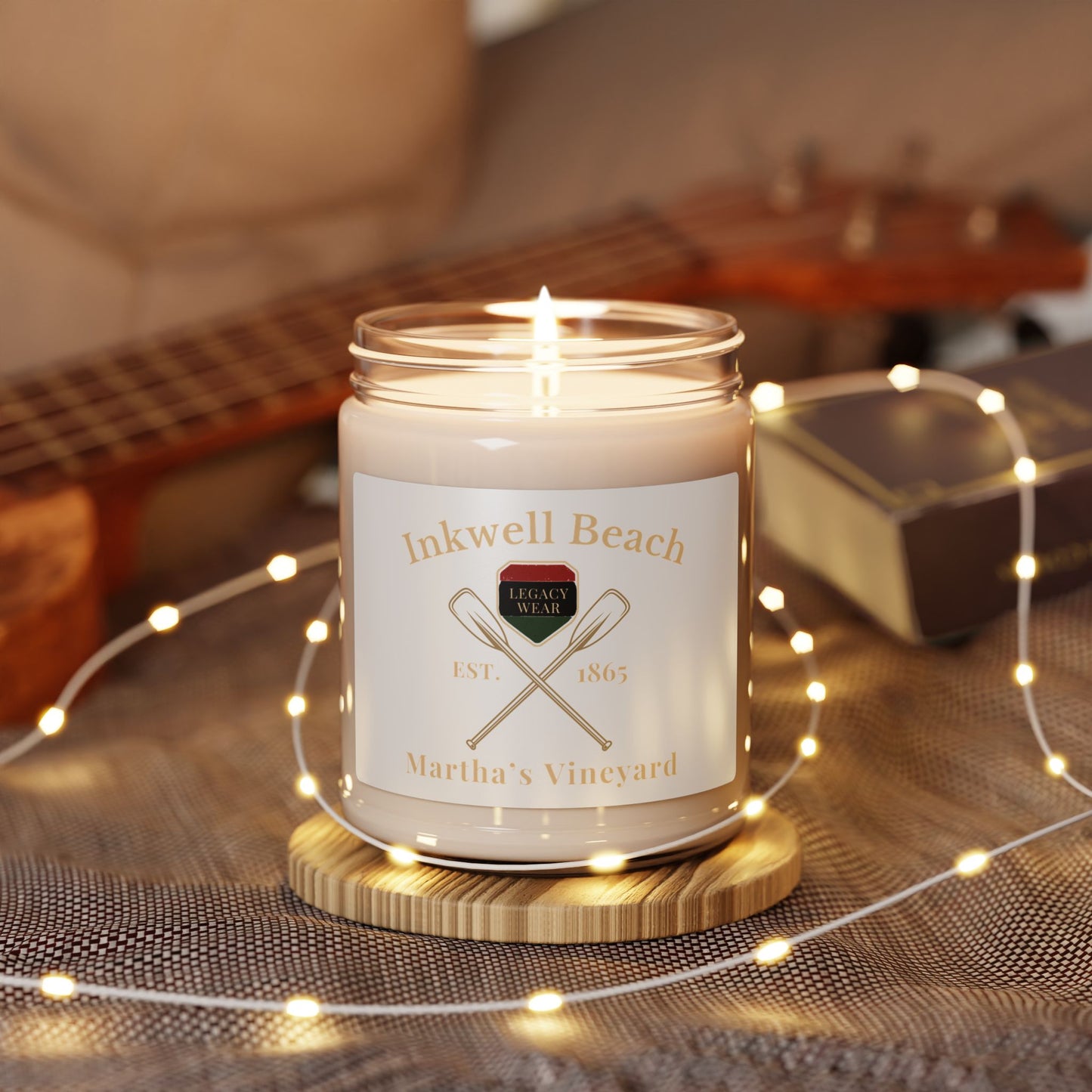 Inkwell Beach Scented Soy Candle - Perfect for Relaxation, Home Décor, Gift for Her, Spa Day, Coastal Vibes