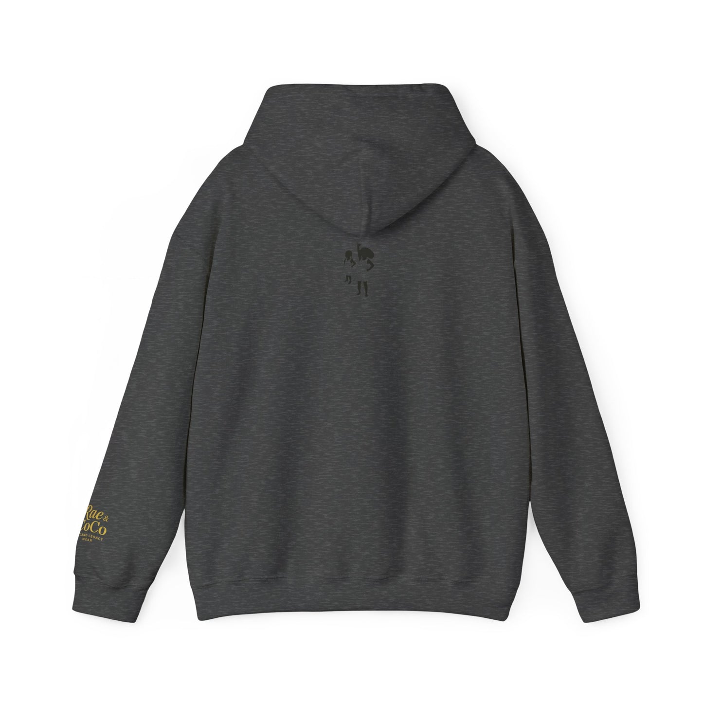 Martha’s Vineyard Hoodie – Unisex Heavy Blend with Cursive Yellow & Black Lettering