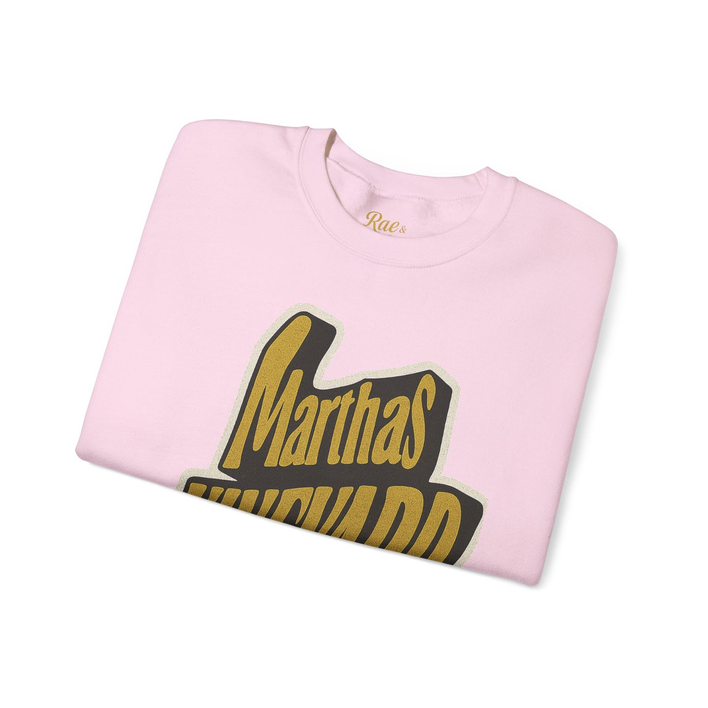 Wavy Martha’s Vineyard Crewneck Sweatshirt – Unisex Heavy Blend | Cozy Island Style