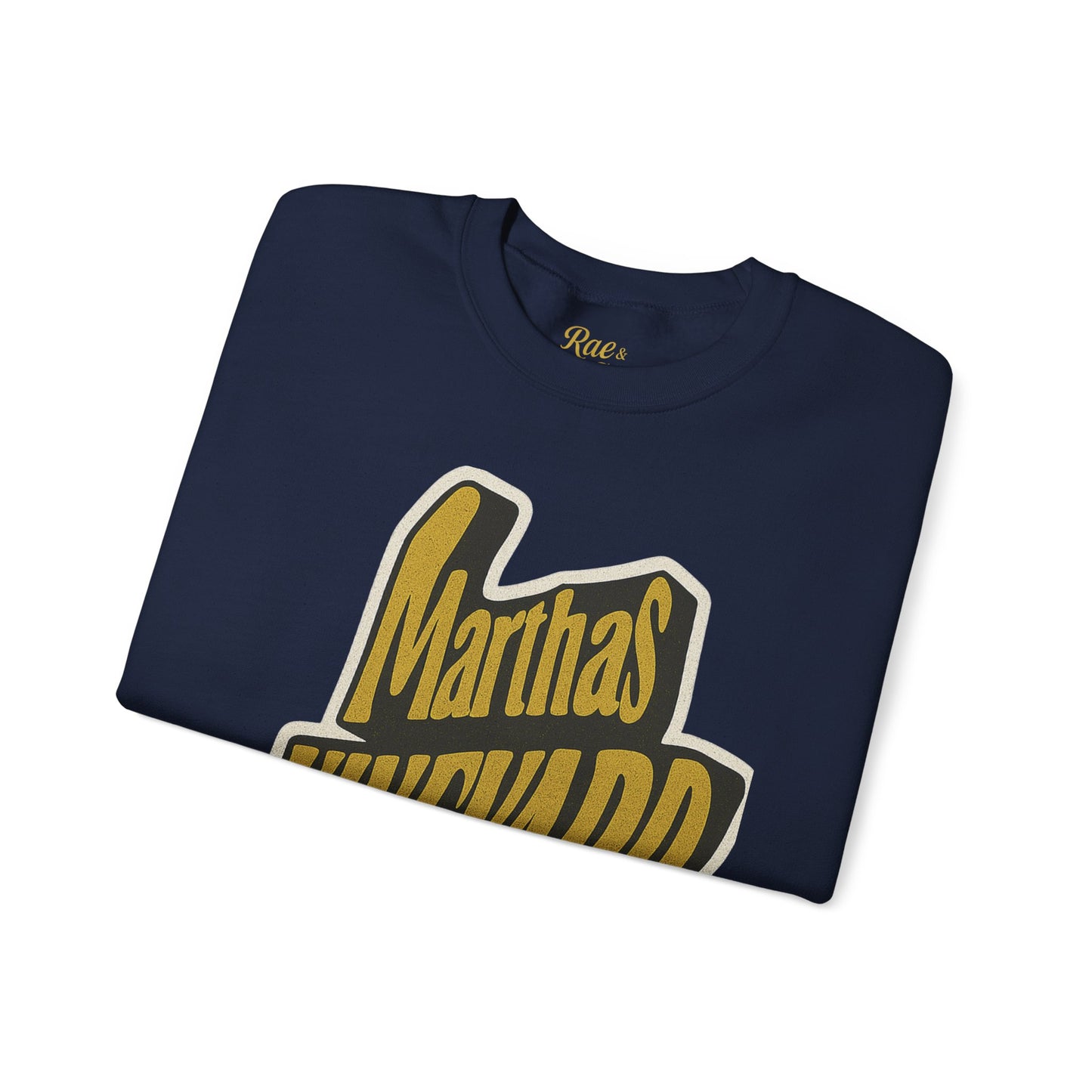 Wavy Martha’s Vineyard Crewneck Sweatshirt – Unisex Heavy Blend | Cozy Island Style