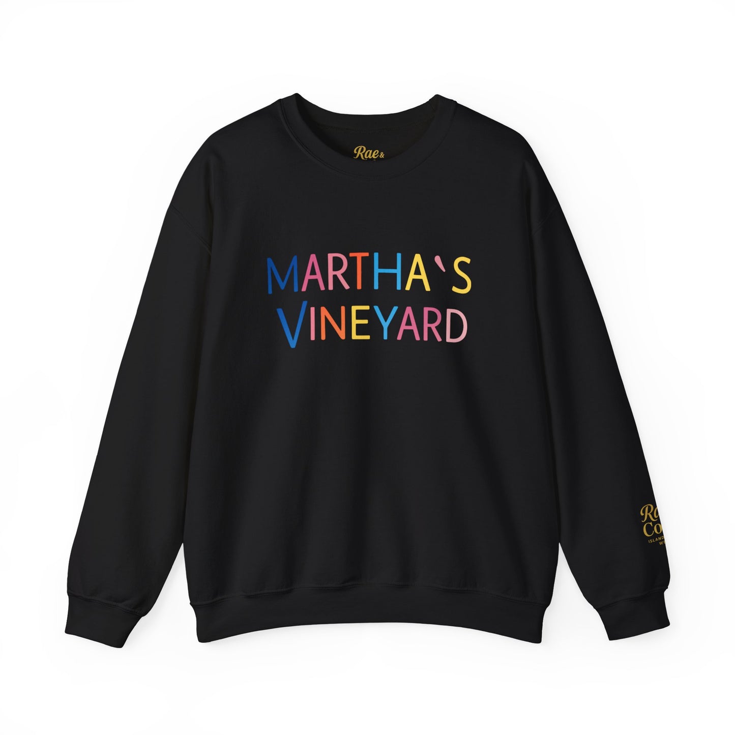 🌈 Colorful “Martha’s Vineyard” Typography Design