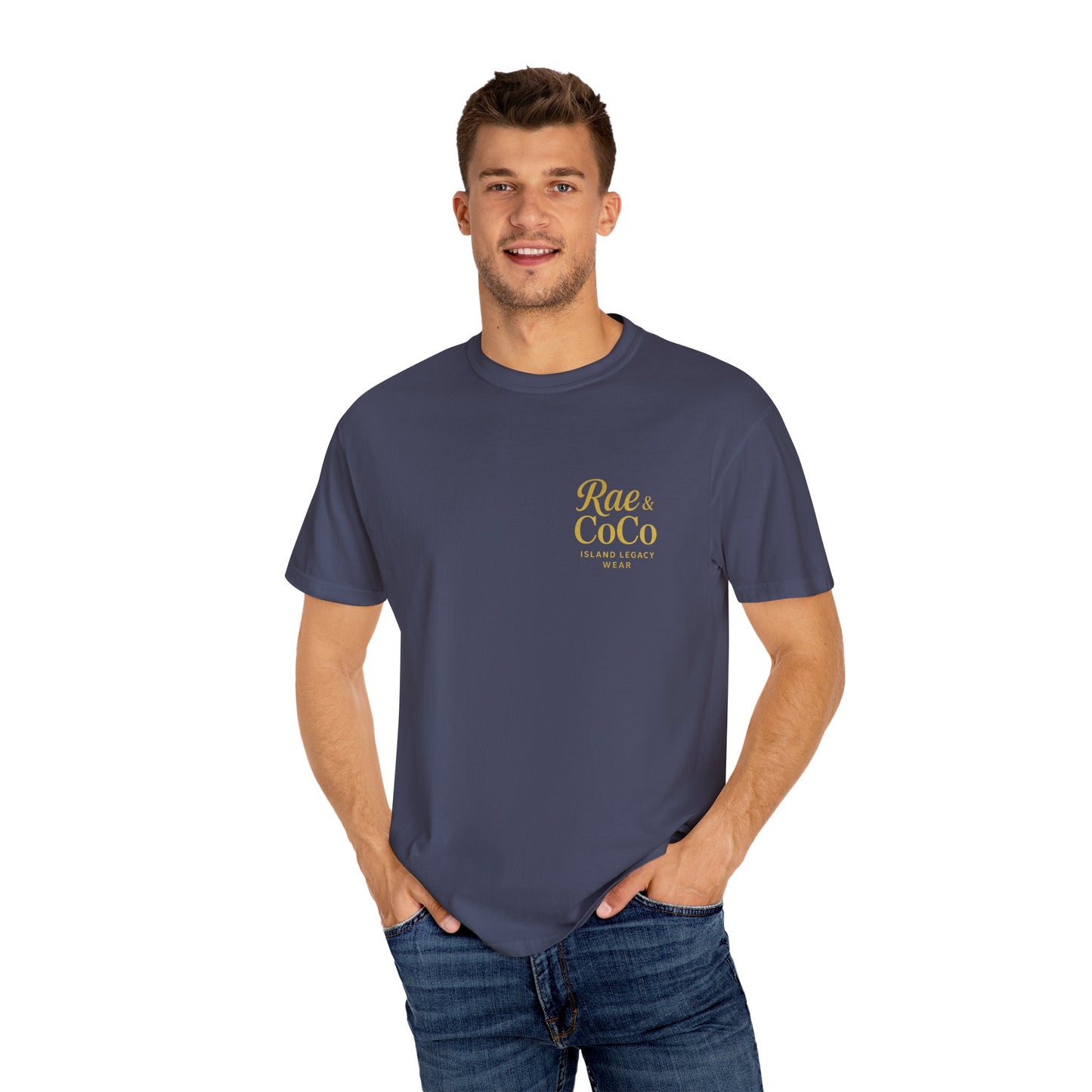RC Martha’s Vineyard Tee – Nautical Lighthouse & Hydrangea Island Design