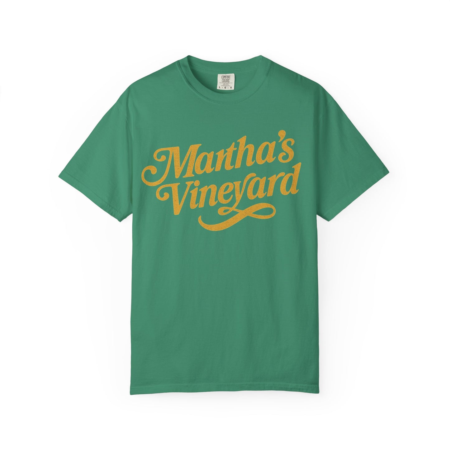 Vintage Martha’s Vineyard Script Tee – Retro Coastal Style Unisex T-Shirt