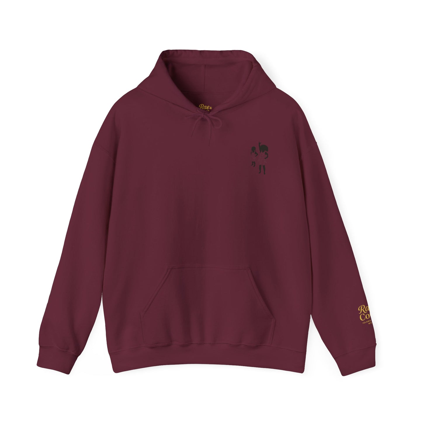 Wavy Martha’s Vineyard Hoodie – Unisex Heavy Blend Sweatshirt, Cozy & Stylish Coastal Wear