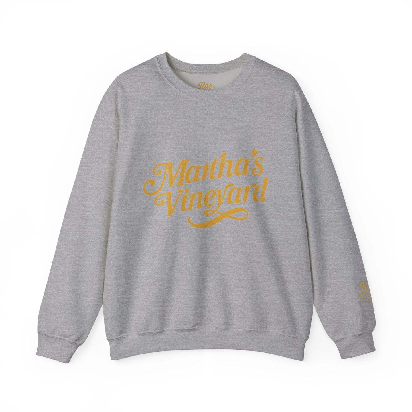 Cursive Martha’s Vineyard Crewneck Sweatshirt – Unisex Heavy Blend | Cozy Island Style