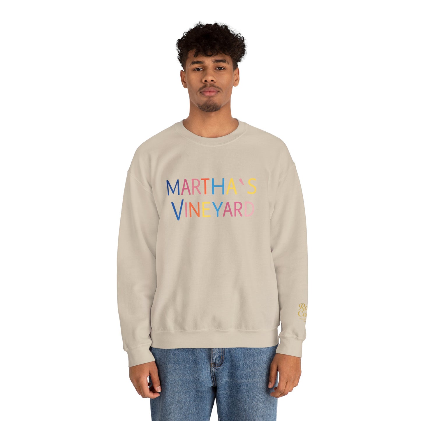 🌈 Colorful “Martha’s Vineyard” Typography Design