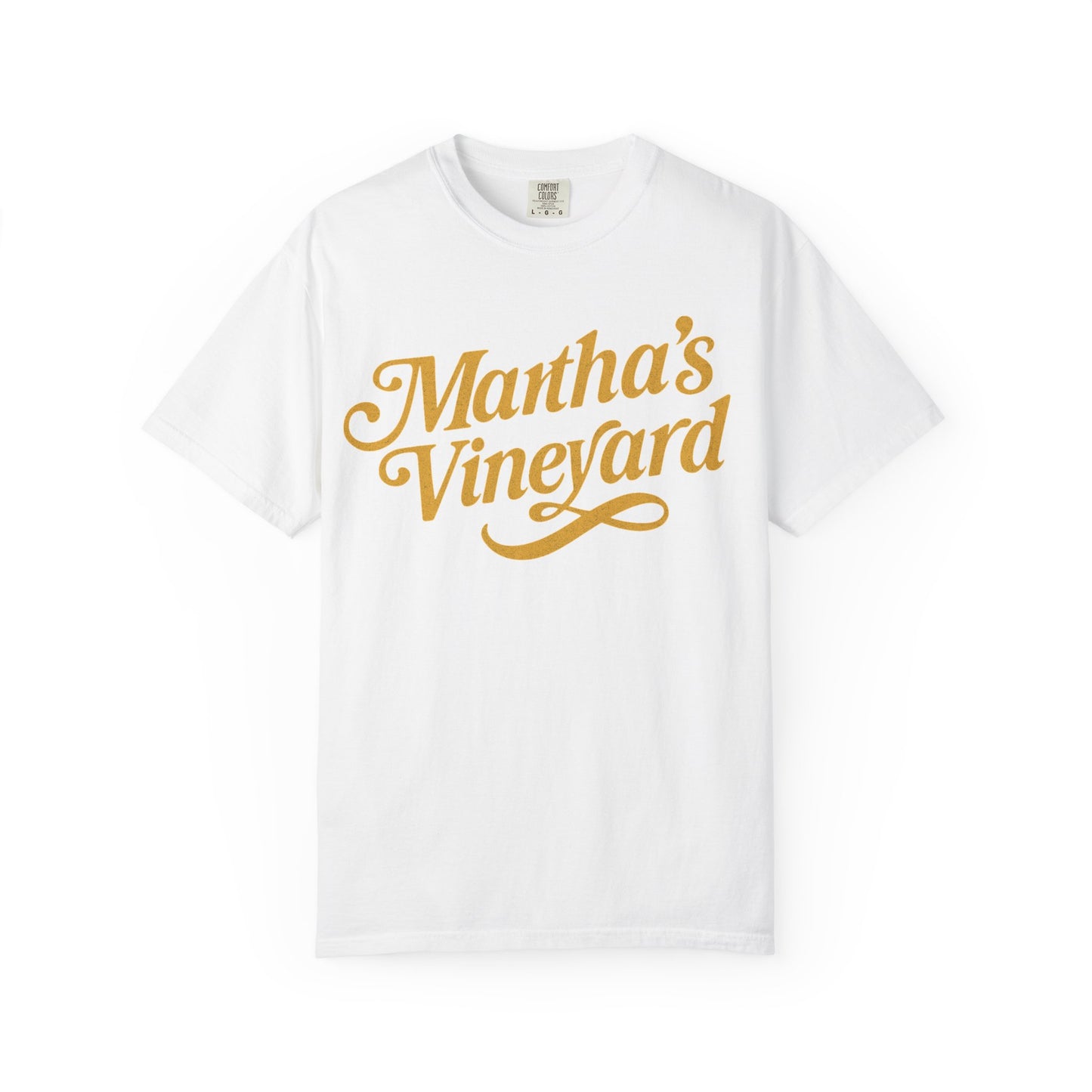 Vintage Martha’s Vineyard Script Tee – Retro Coastal Style Unisex T-Shirt