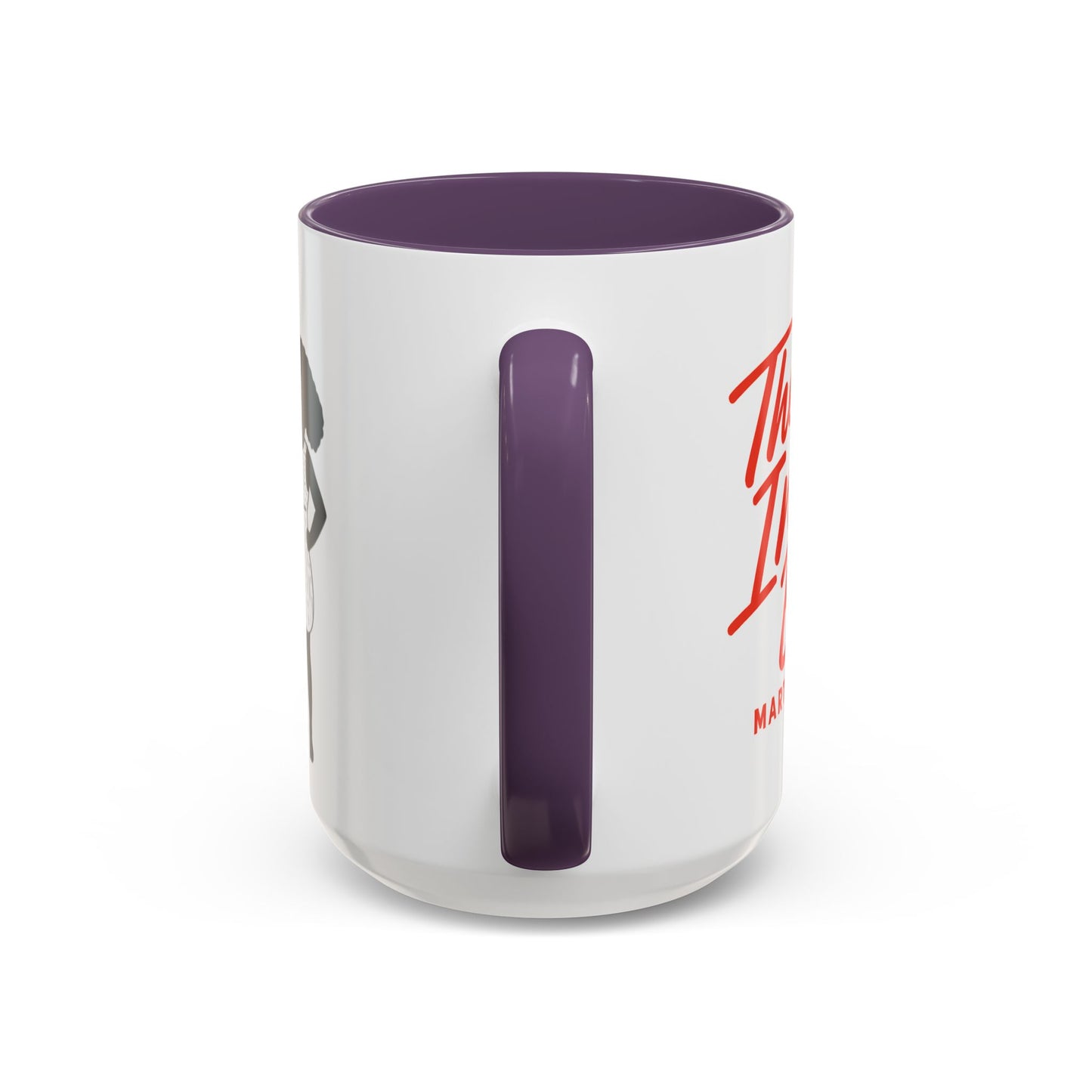 🔴 The Inkwell Beach – Martha’s Vineyard Classic Script Accent Mug (11oz & 15oz)