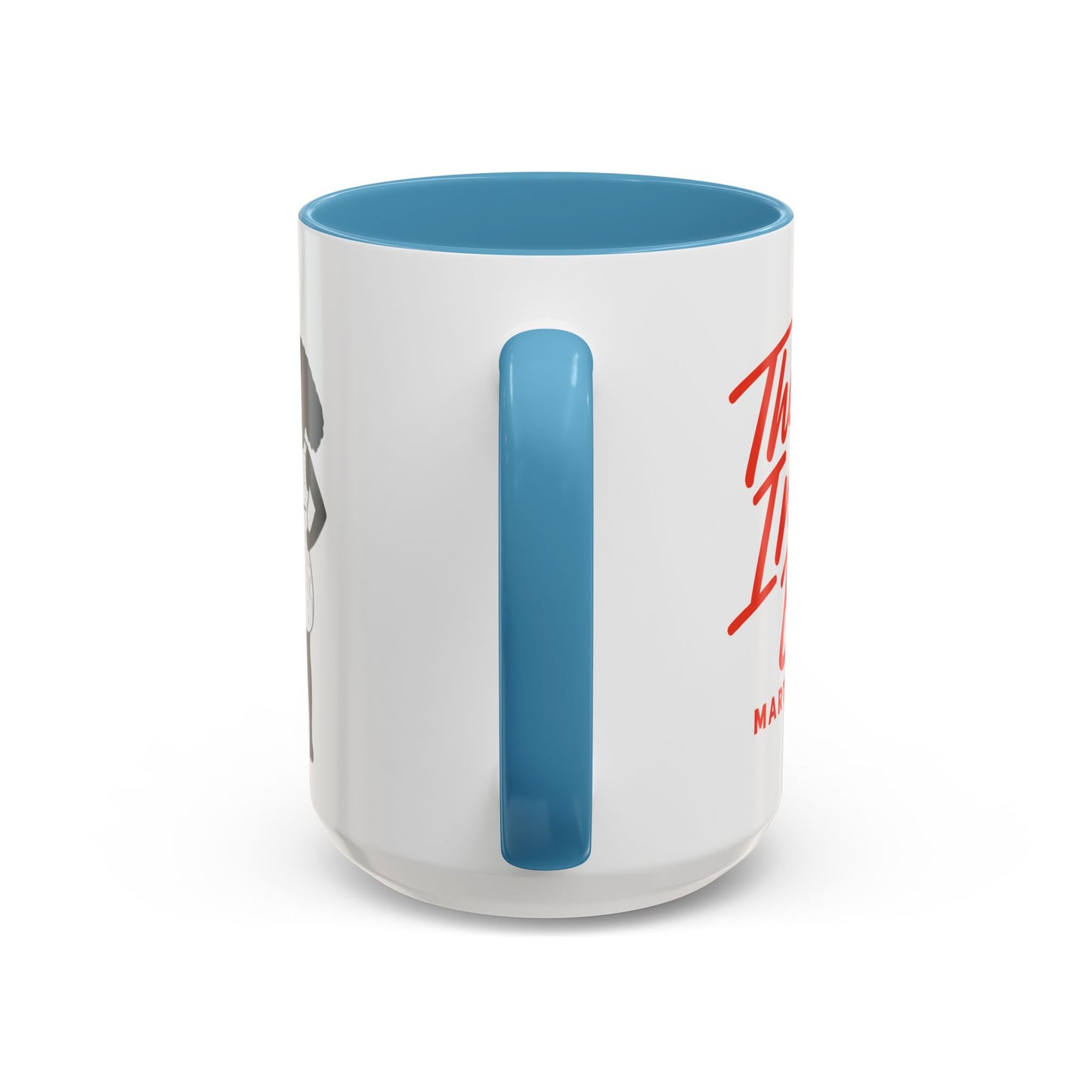 🔴 The Inkwell Beach – Martha’s Vineyard Classic Script Accent Mug (11oz & 15oz)
