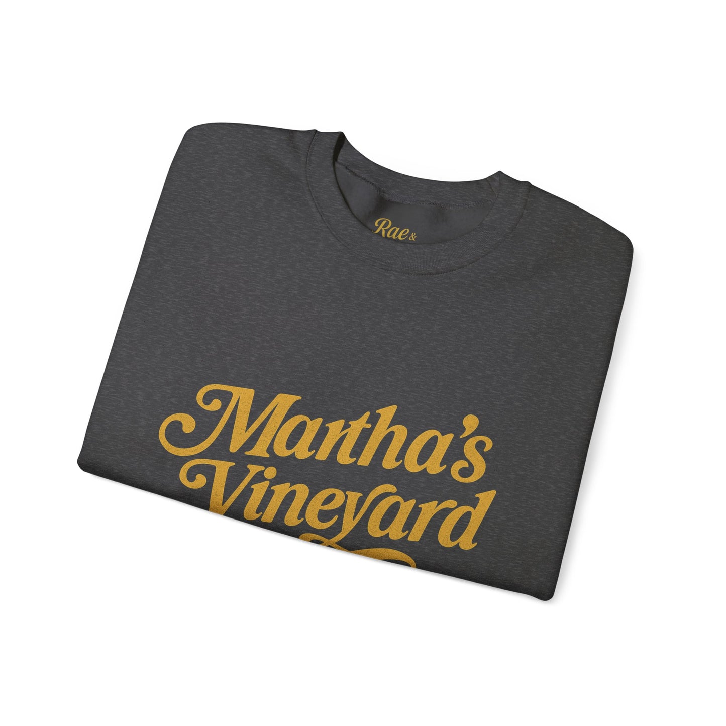 Cursive Martha’s Vineyard Crewneck Sweatshirt – Unisex Heavy Blend | Cozy Island Style