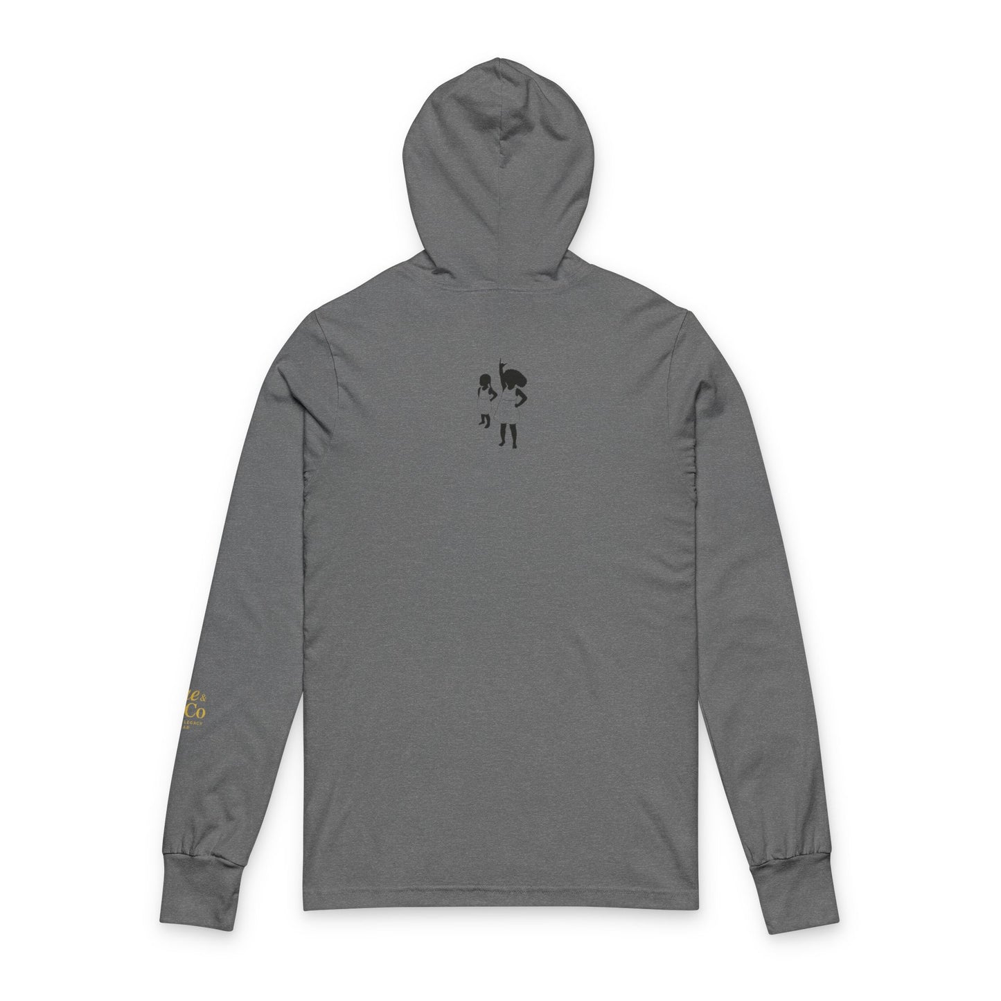 Inkwell Club Unisex Hooded Long Sleeve Tee, Casual Hoodie, Gift for Book Lovers, College Apparel, Cozy Layering Top