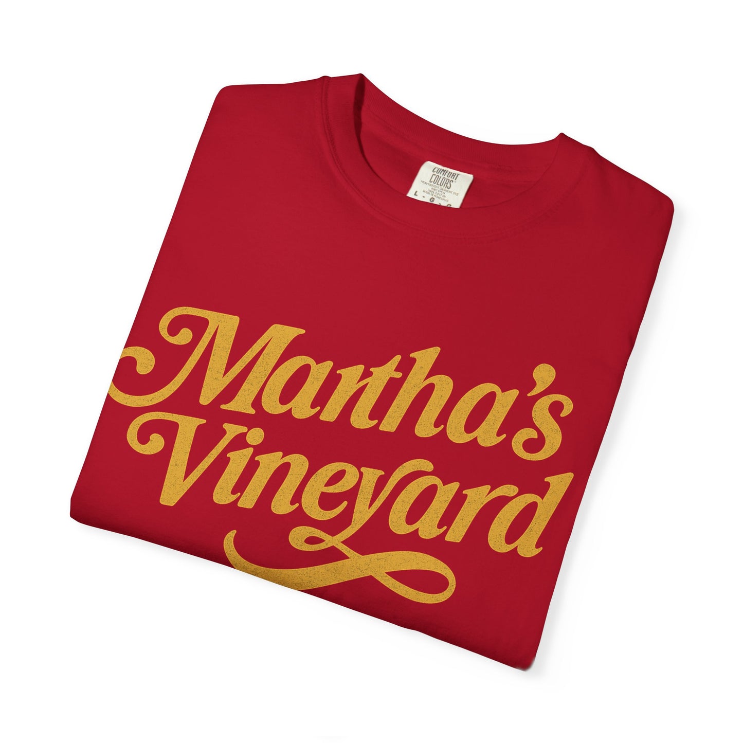 Vintage Martha’s Vineyard Script Tee – Retro Coastal Style Unisex T-Shirt