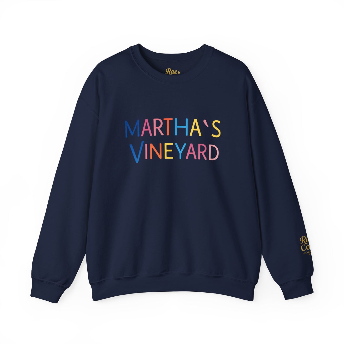🌈 Colorful “Martha’s Vineyard” Typography Design