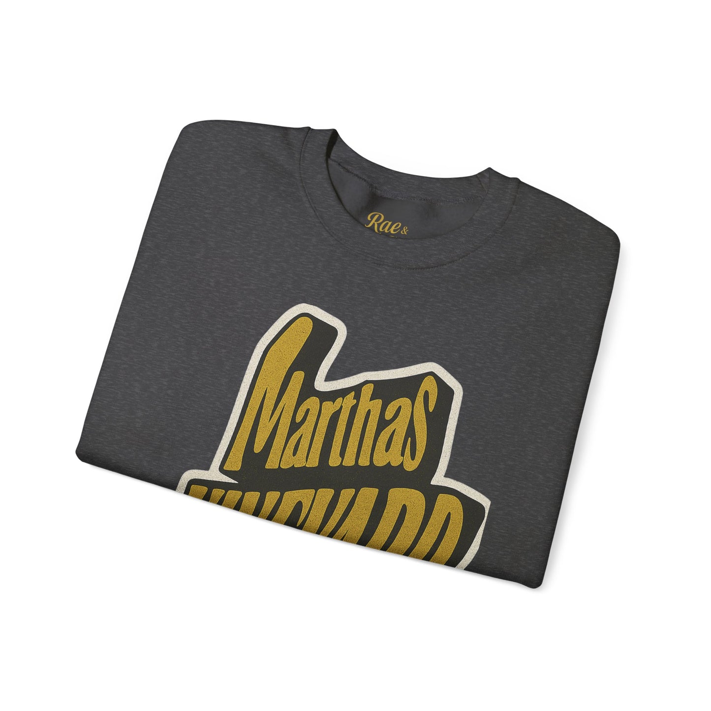 Wavy Martha’s Vineyard Crewneck Sweatshirt – Unisex Heavy Blend | Cozy Island Style