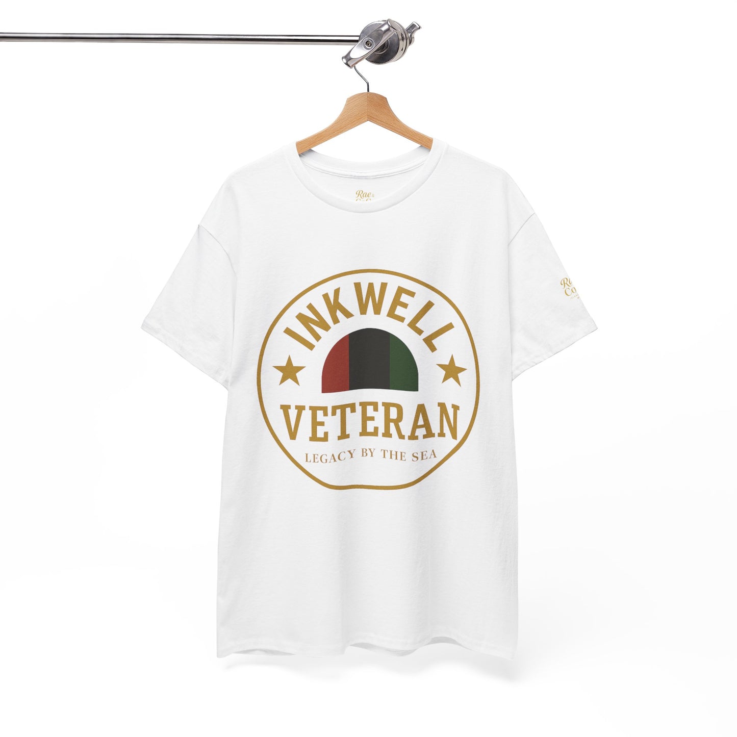 Unisex Heavy Cotton Tee - Inkwell Veteran Graphic Shirt