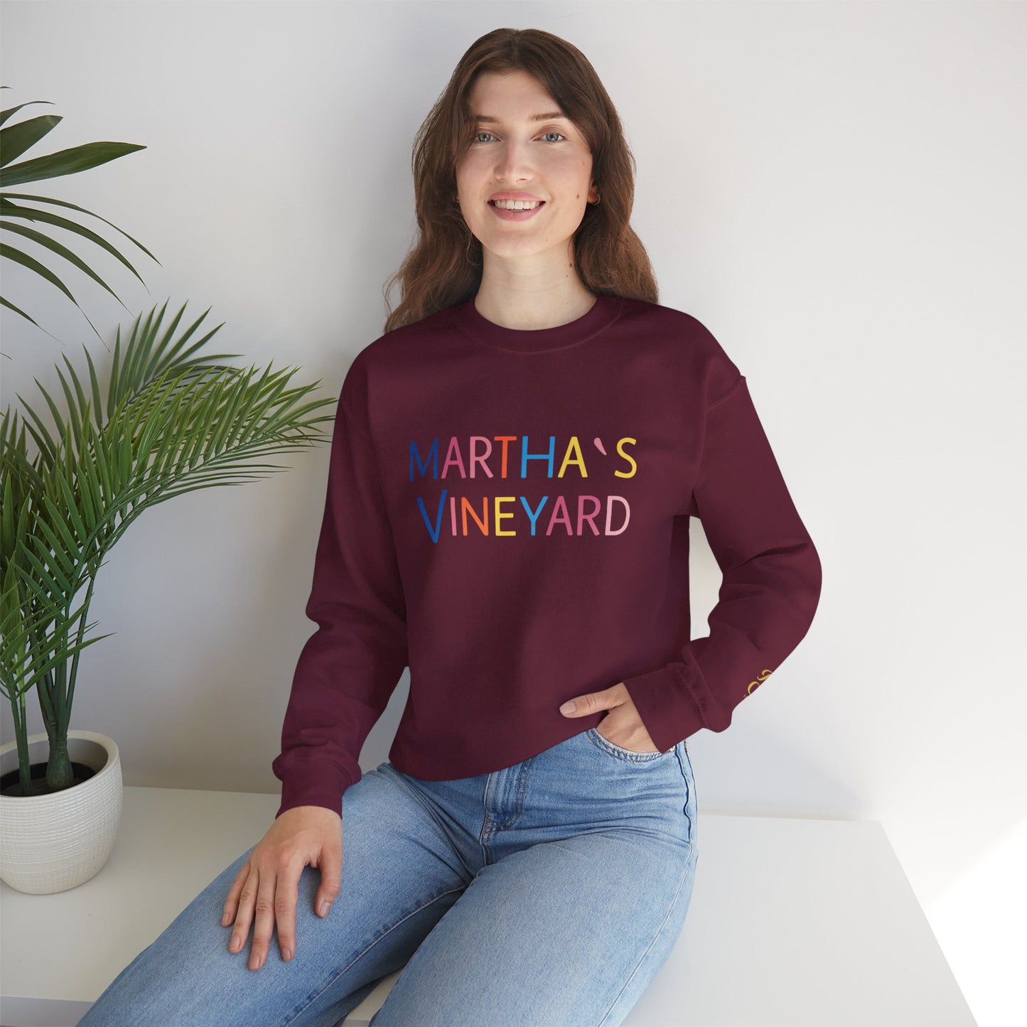 🌈 Colorful “Martha’s Vineyard” Typography Design