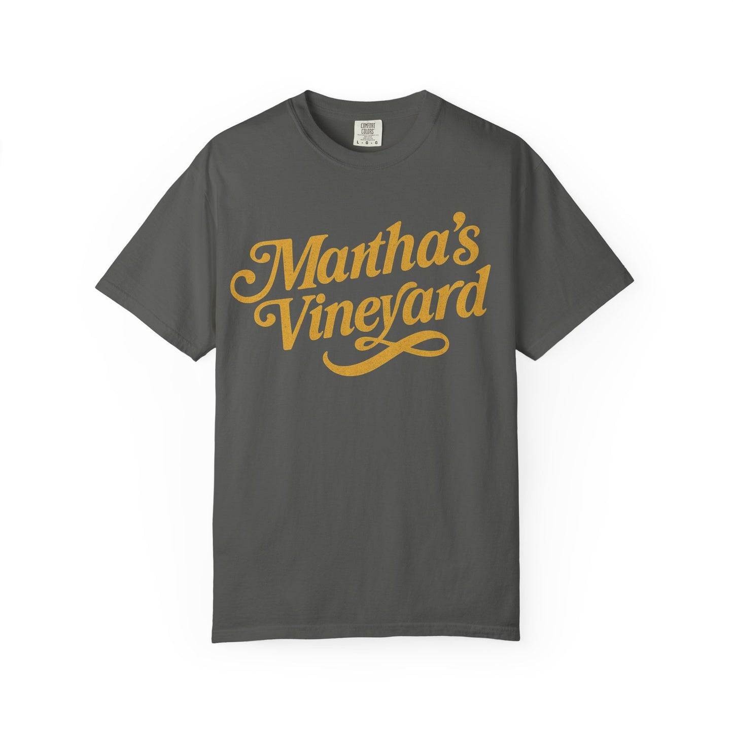 Vintage Martha’s Vineyard Script Tee – Retro Coastal Style Unisex T-Shirt