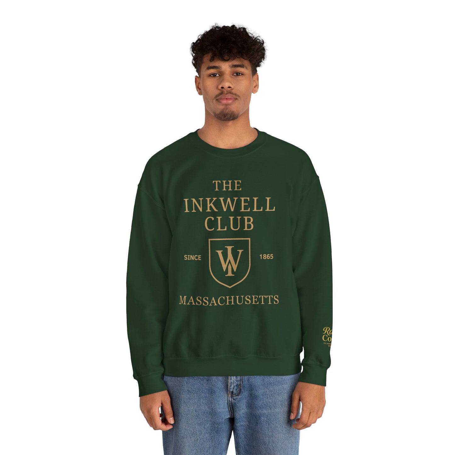 Inkwell Club Crewneck Sweatshirt – Martha’s Vineyard Classic | Unisex Heavy Blend